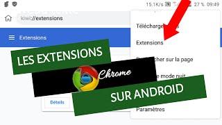 Comment avoir les extensions chrome sur téléphone android