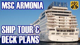 MSC Armonia Ship Tour - Our Narrated Video Tour With Deck Plans - February 2020 - ParoDeeJay