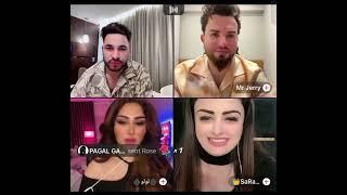 waliullah very funny tik tok live with Jerry #sara