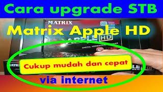 Cara upgrade STB Matrix Apple HD,set top box siaran tv digital