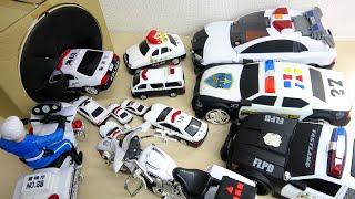 Various Type of Police Car Toys Go Into the Takilong's Box The Police got Busted!