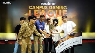 realme Campus Gaming League: The epic battle