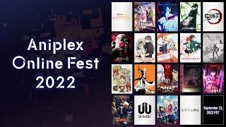 Aniplex Online Fest 2022 Programming Line-Up Promotional Video #Aniplex