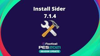 PES 2021 How to install Sider 7.1.4