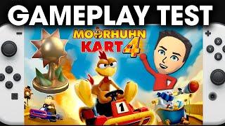 MOORHUHN KART 4 vor Mario Kart 9  Gameplay Test, Grand Prix, Mehrspieler | Nintendo Switch