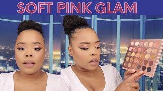 Soft Pink Glam Eyeshadow Tutorial Ft Kara Beauty The Essentials Palette
