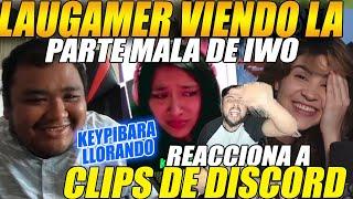 LAUGAMER viendo la PARTE MALA de IWO jugando con KEYPISMASH reacciona a CLIPS de DISCORD