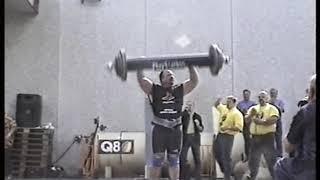 World record loglift 182 kg (400lbs) (Guffi)1998 The strongest man in Denmark