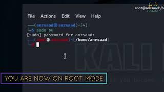 How To Change KALI LINUX Password