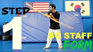 BO STAFF TUTORIAL FORM 1 TRAINING SKILLS BASICS BEGINNER