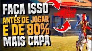 NÃO ESTÁ SUBINDO CAPA?? O MELHOR TREINAMENTO DIÁRIO PRA SUBIR CAPA  FÁCIL E RÁPIDO!! FREE FIRE