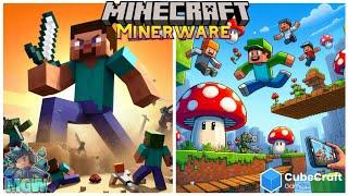 Playing MinerWare in MINECRAFT from CubeCraft Games!!