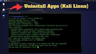 How to Uninstall Applications in Kali Linux