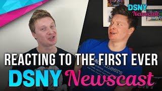 REACTING to the First Ever DSNY Newscast, 1 YEAR LATER - Disney News - 4/12/18