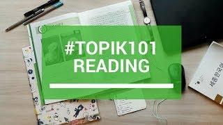 TOPIK READING TIPS | LEARN KOREAN