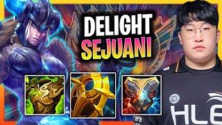 DELIGHT BRINGS BACK SEJUANI SUPPORT! | HLE Delight Plays Sejuani Support vs Seraphine!  Season 2024