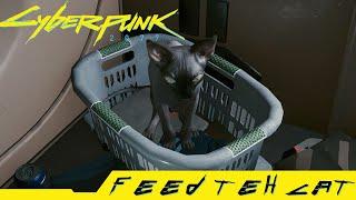 Cyberpunk 2077 - Feed Teh Cat - How to get Catfood - Get a pet cat for your apartment!