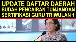 Guru sertifikasi full senyum daftar daerah pencairan tunjangan sertifikasi guru triwulan 1 2025