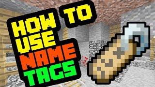 How to Use Name tags in Minecraft Survival (Bedrock, 2020)