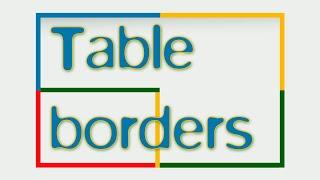 Apply box style borders, 6 pt width, single line style to the table of the first page of the...