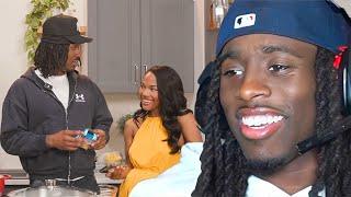 Kai Cenat Reacts to Duke Dennis & Quenlin Blackwell Cooking...