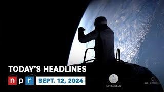 SpaceX Polaris Astronauts Conduct First Private Spacewalk | NPR News Now