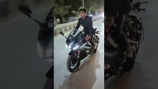 Taking Delivery of R15 V4 dark knight showroom | yash tupe