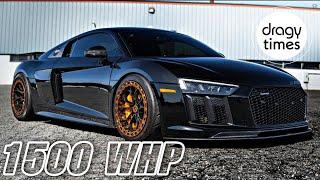 1500 WHP Underground Racing Twin Turbo Audi R8 | Acceleration 100-200-200-250 Km/h