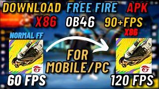 FREE FIRE X86 OB45 APK DOWNLOAD | FIX LAG AFTER OB45 FREE FIRE UPDATE l AMAZON APP STORE