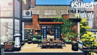 Old Factory Home • Industrial Loft (No CC) the Sims 4 • Stop motion