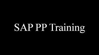 SAP PP Training - MRP1 (Video 17) | SAP PP Production Planning