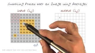Smoothing Process Over an Image Using Average