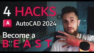 AutoCAD 2024 | ONLY 0.1% Know These Insane Hacks | BECOME A BEAST!