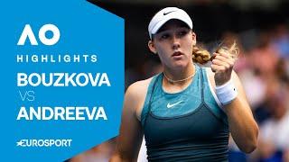 Marie Bouzkova vs Mirra Andreeva | Round One | Australian Open 2025 Highlights 