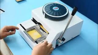 PVC Card Embosser,cheap plastic card make machines Stamping Machine