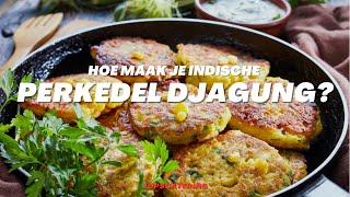 Hoe maak je Indische Perkedel Djagung? (Maïskoekjes)