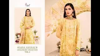 Shree Fabs Sana Safinaz Chikankari Collection Vol 4 Salwar Suit