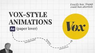 Two of the best Vox-style animations in After Effects