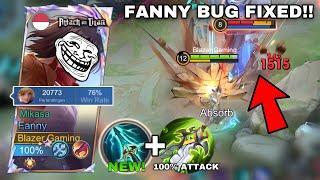 THANKS MOONTON!! FINALLY FANNY BUG FIXED THIS TIME…