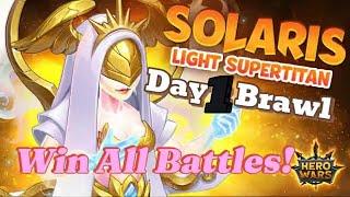 Hero Wars Day 1 Titan Brawl Solaris Best Teams September Update #herowars