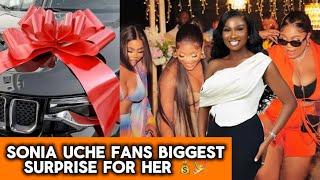 Sonia Uche Cried As She Was Surprised By Her Fans Across The Globe On Her Birthday 