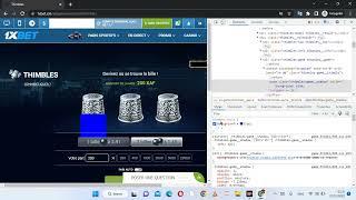 1xBet Thimbles. Craké ce Jeu en Utilisant Seulement un Navigateur Web. Gagner un Gros Lot en Ligne.