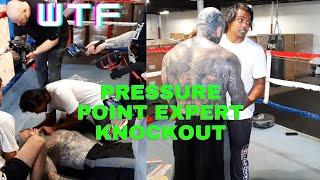 Knocked out by pressure point expert