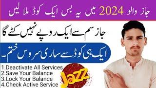2024 New! Jazz Balance Save kaiser Kare l Jazz balance seve code 2024 l Jazz services deactivate