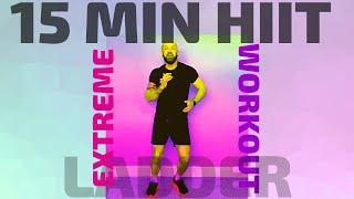 15 MIN EXTREME HIIT LADDER WORKOUT with RICK HOWARD PT TFX increasing tabata intervals