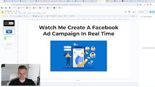 Watch Me Create a Facebook Ad Campaign For My Agency