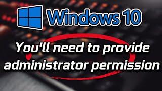 FIX You'll need to provide administrator permission to delete the folder in Windows 11/10