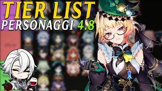 TIER LIST dei PERSONAGGI fino alle 4.8! | Genshin Impact [ITA]