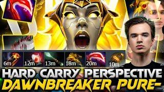 Pure- Dawnbreaker The Hard Carry - Dota 2 Pro Full Gameplay 7.37E #pure #dawnbreaker