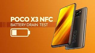 POCO X3 NFC Battery Drain and Charging Test